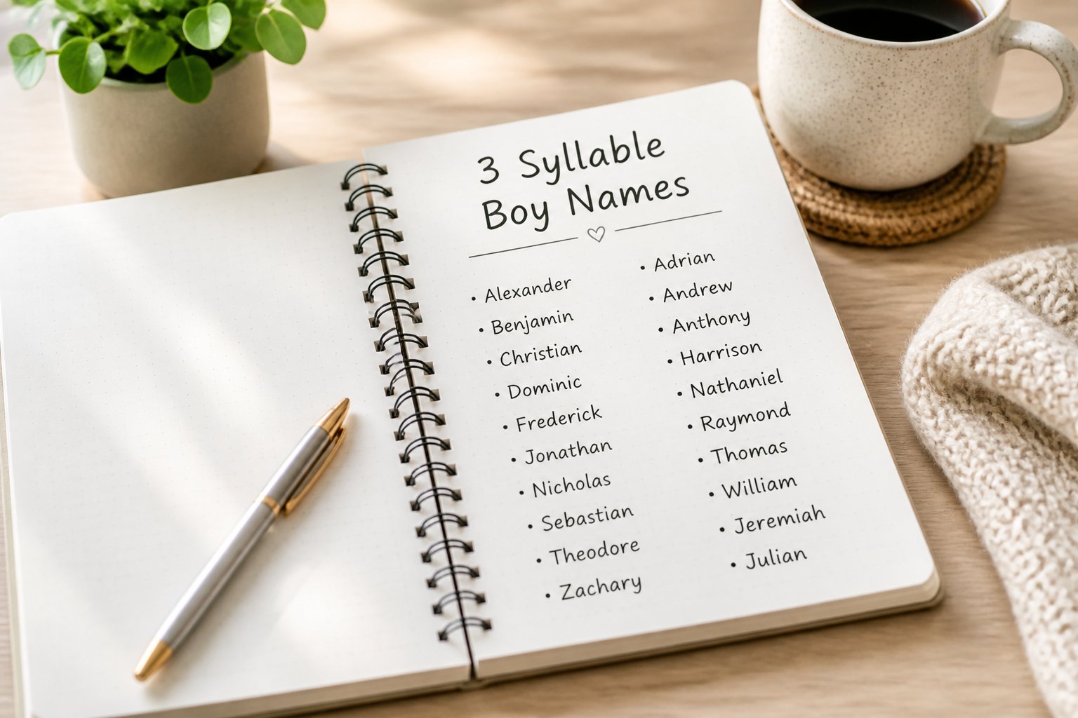 3 Syllable Boy Names
