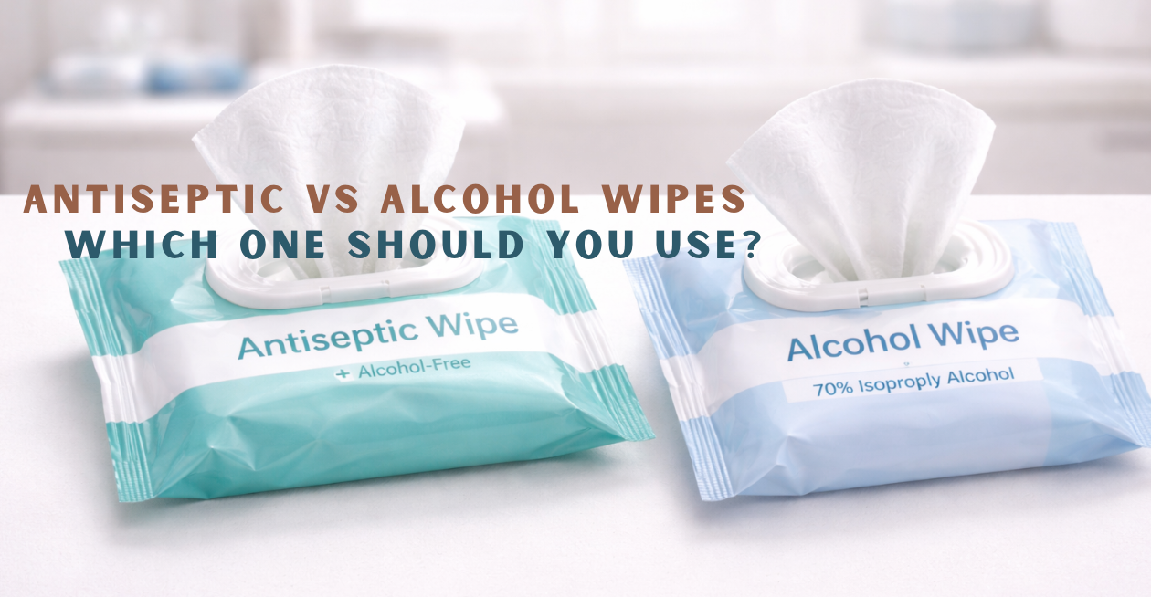 Antiseptic vs Alcohol Wipes: Which One Should You Use?
