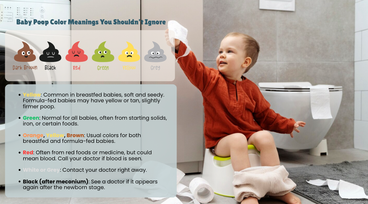 Baby Poop Color Meanings You Shouldn’t Ignore