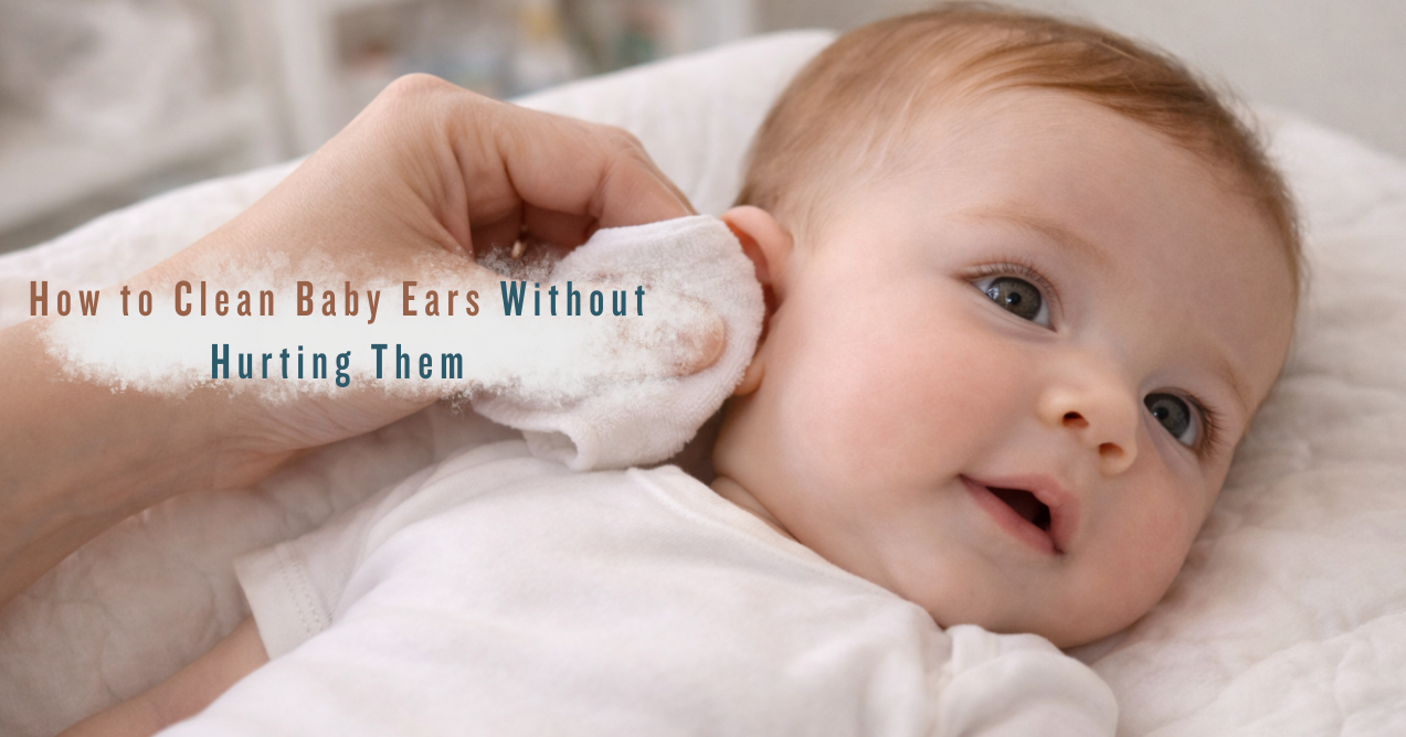 How to Clean Baby Ears Without Hurting Them