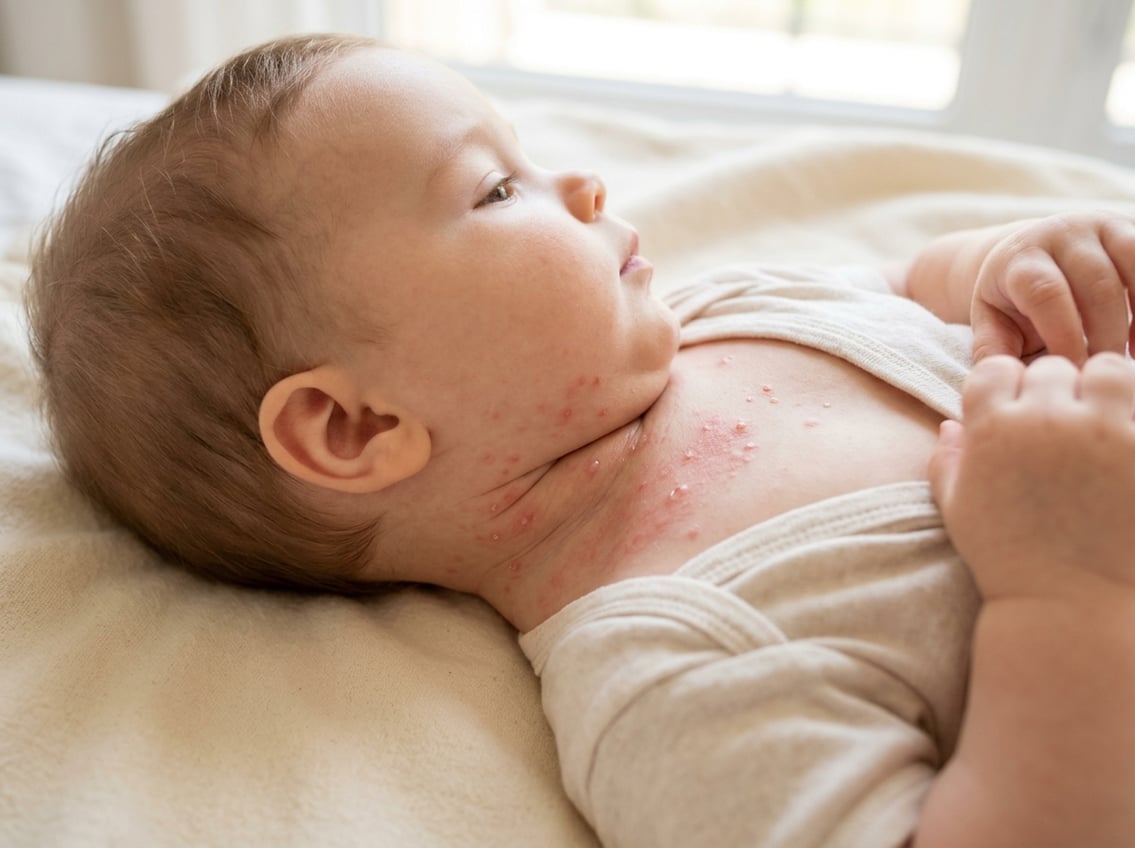 What Heat Rash on a Baby Looks Like? (With Pictures)