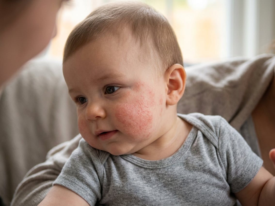 Eczema on a Baby’s Face