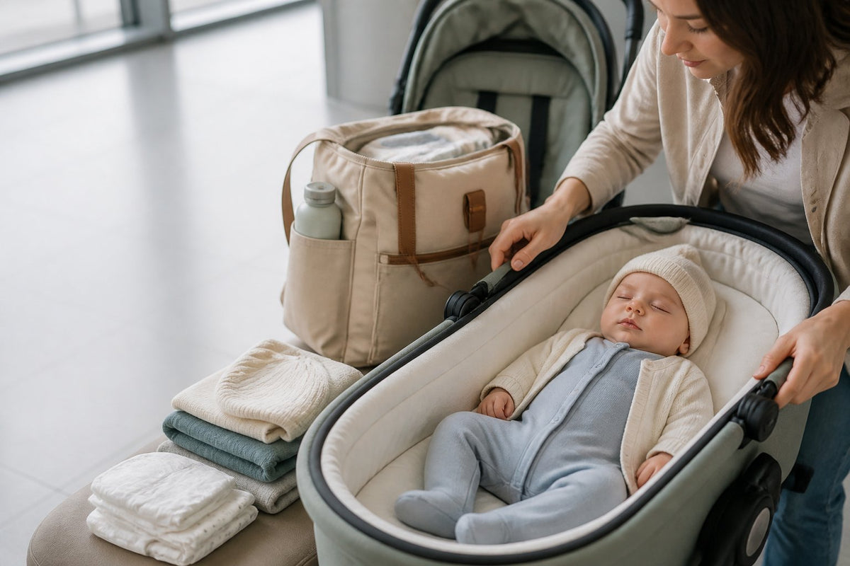 how to dress newborn for travel