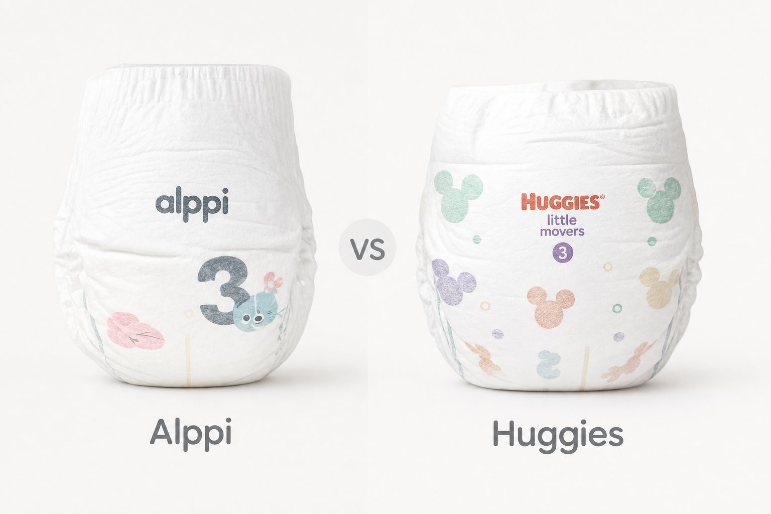 Alppi Diapers vs Huggies