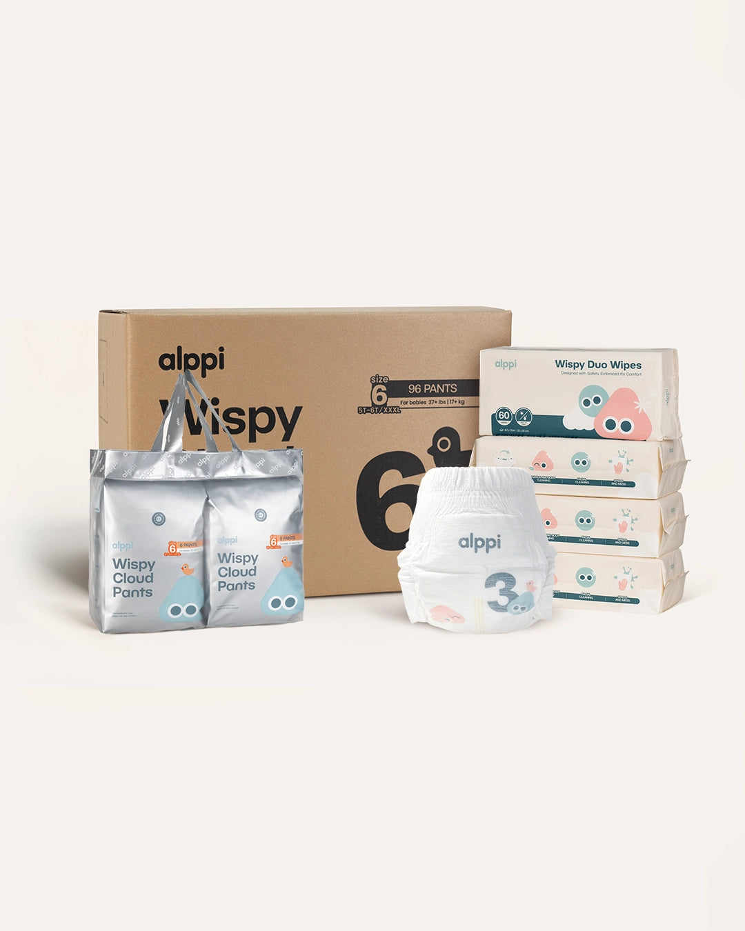 Training Pants + Dry Wipes Value Combo (Monthly)