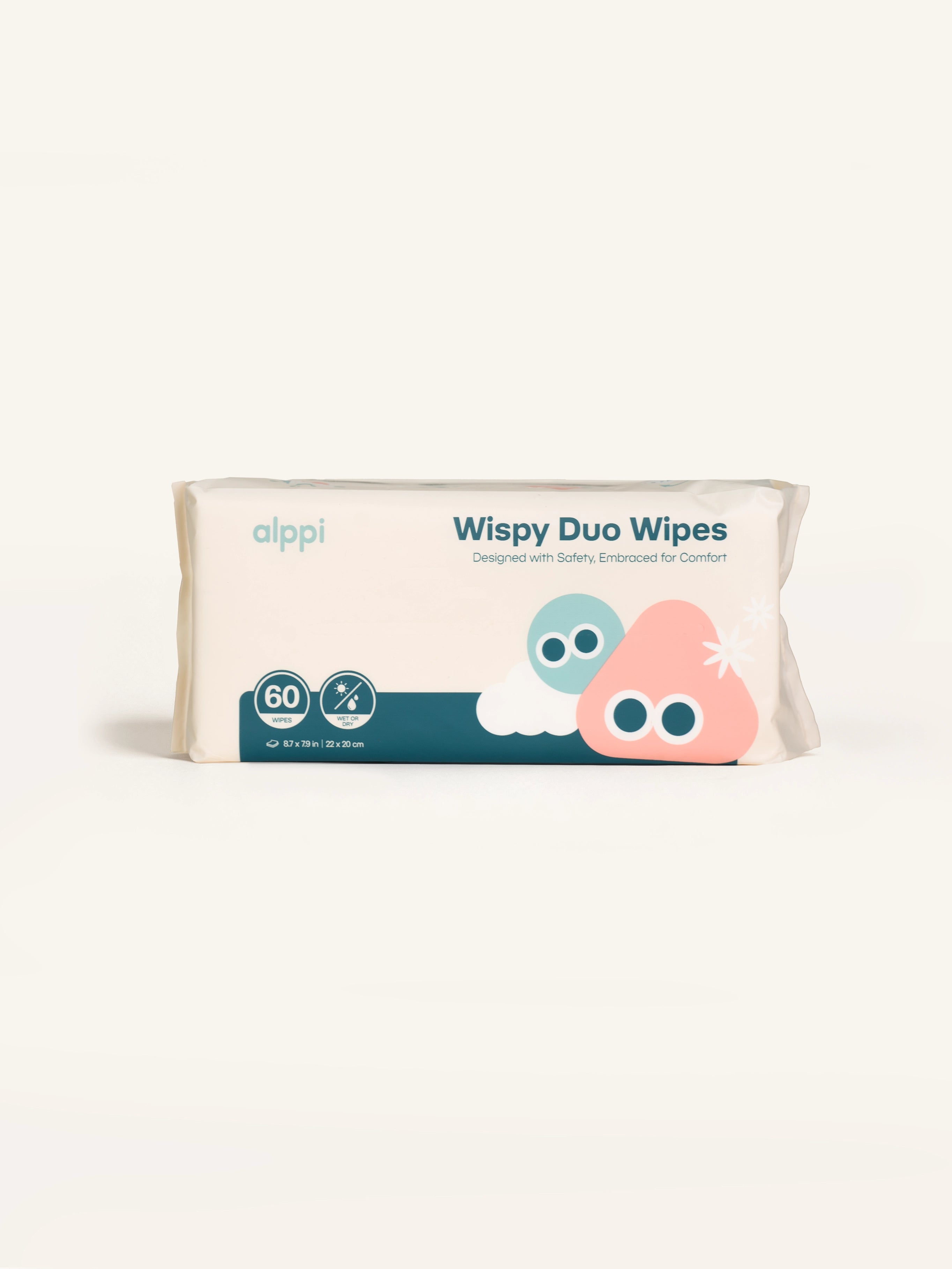 Wispy Duo Wipes Sample (Dry)