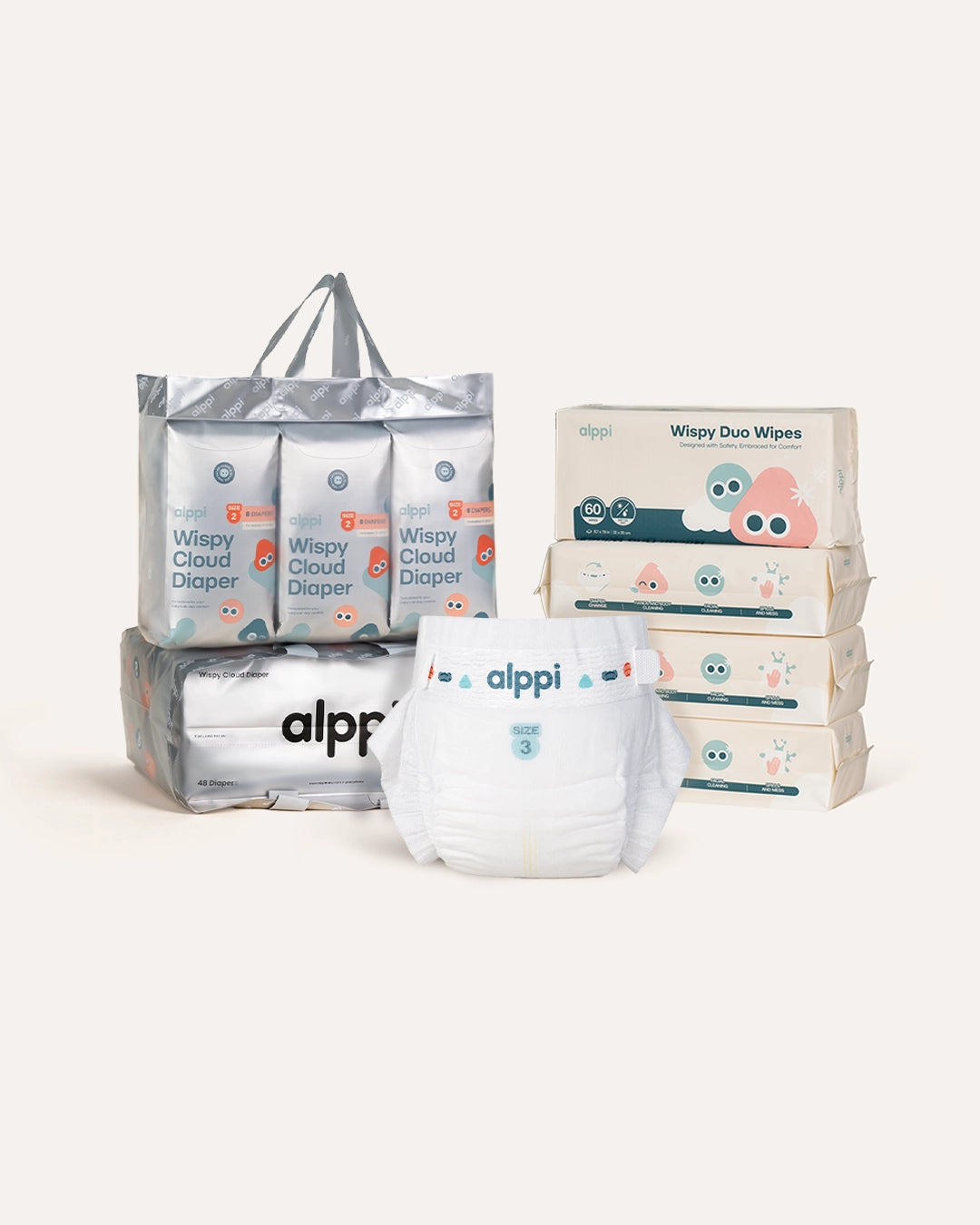 Diaper + Dry Wipes Value Combo (Weekly Bundle)