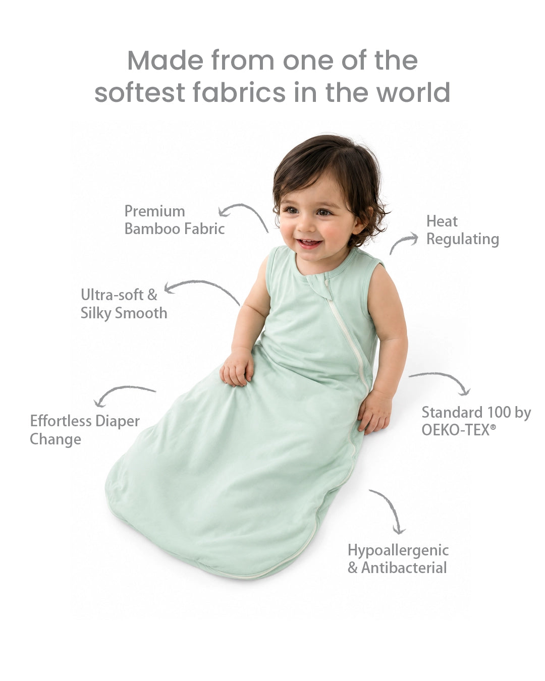 Premium Bamboo Sleep Sack-1.0 TOG