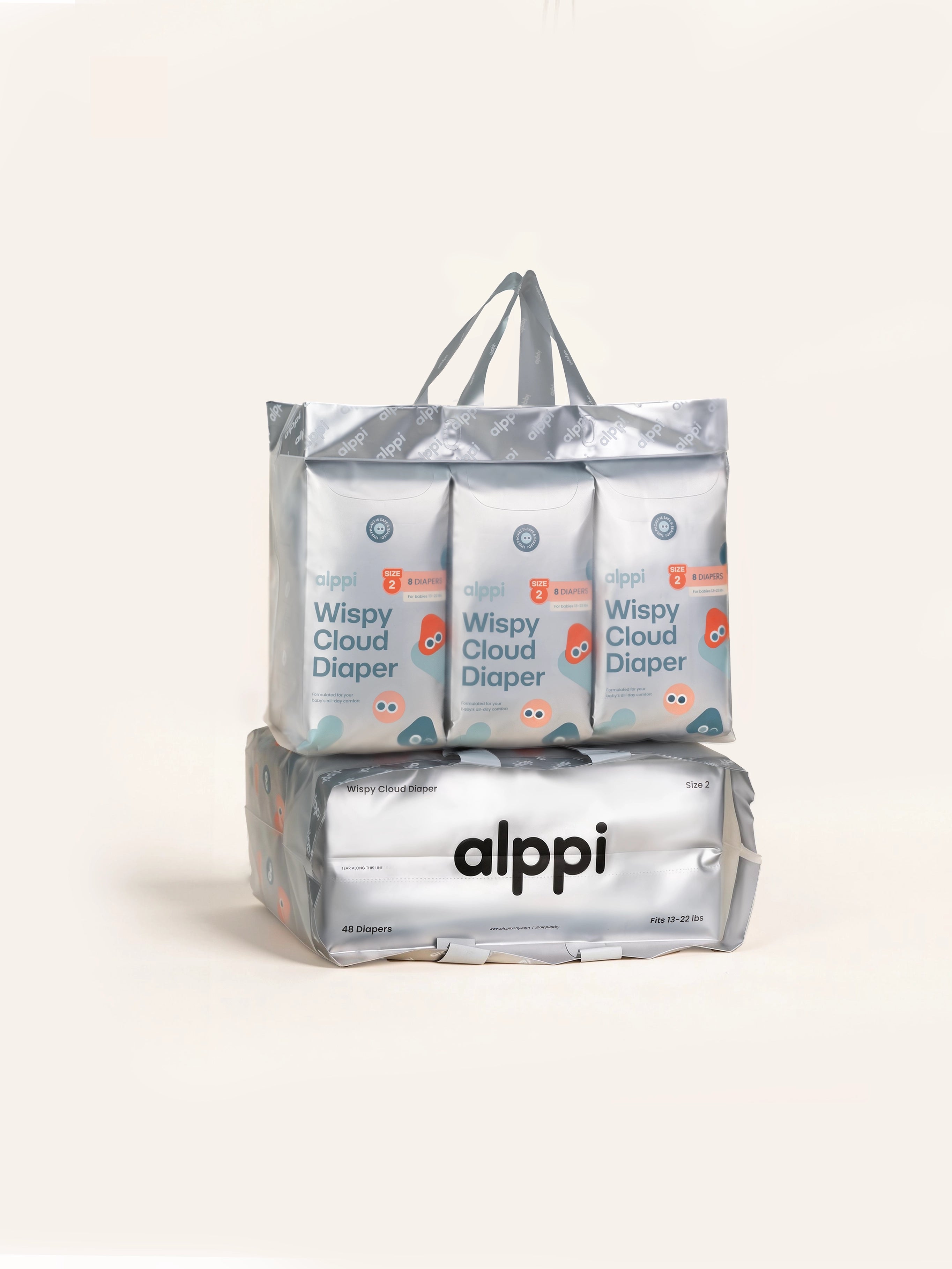 Alppi Wispy Cloud Diaper Bundles