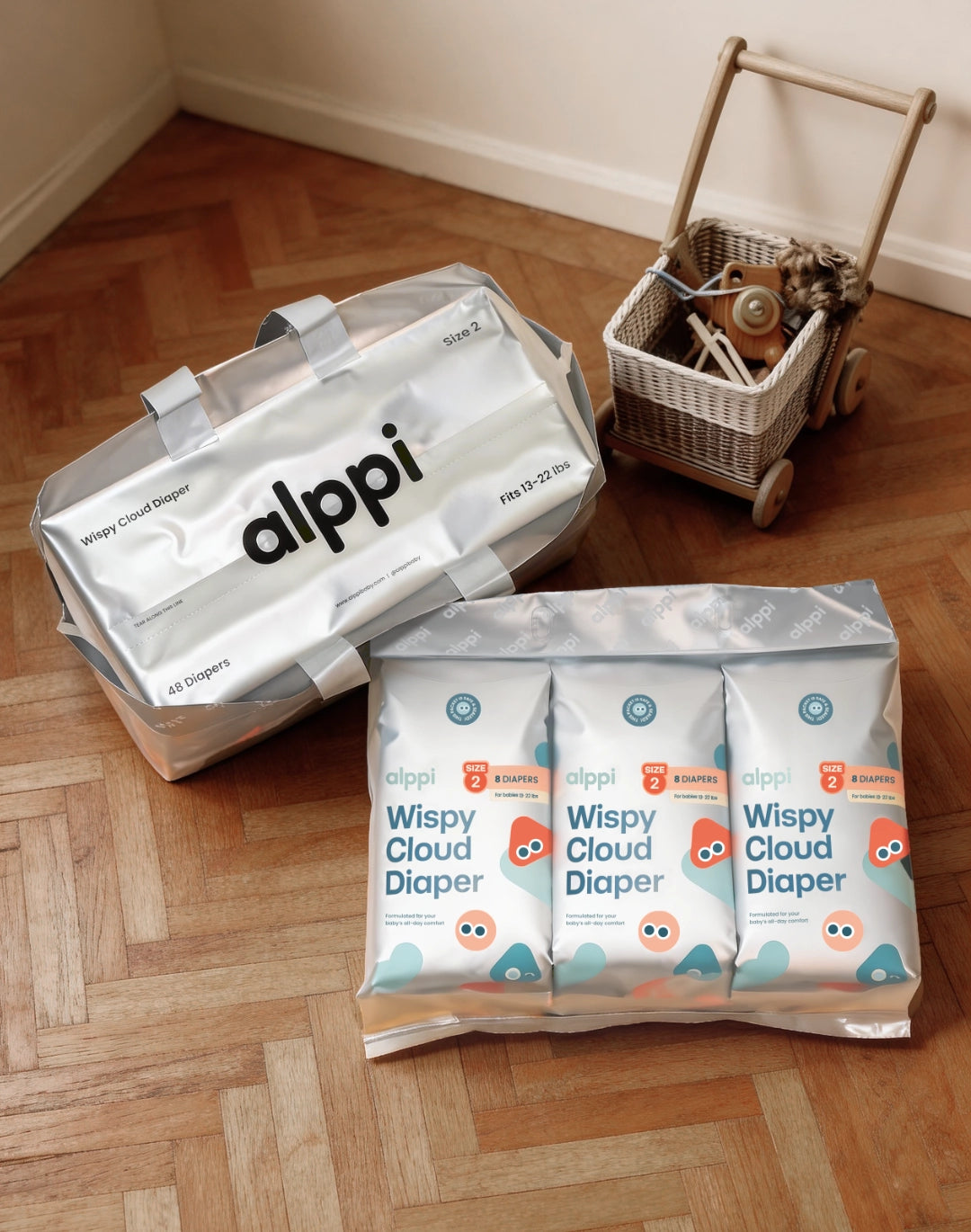 Alppi Wispy Cloud Diaper Bundles