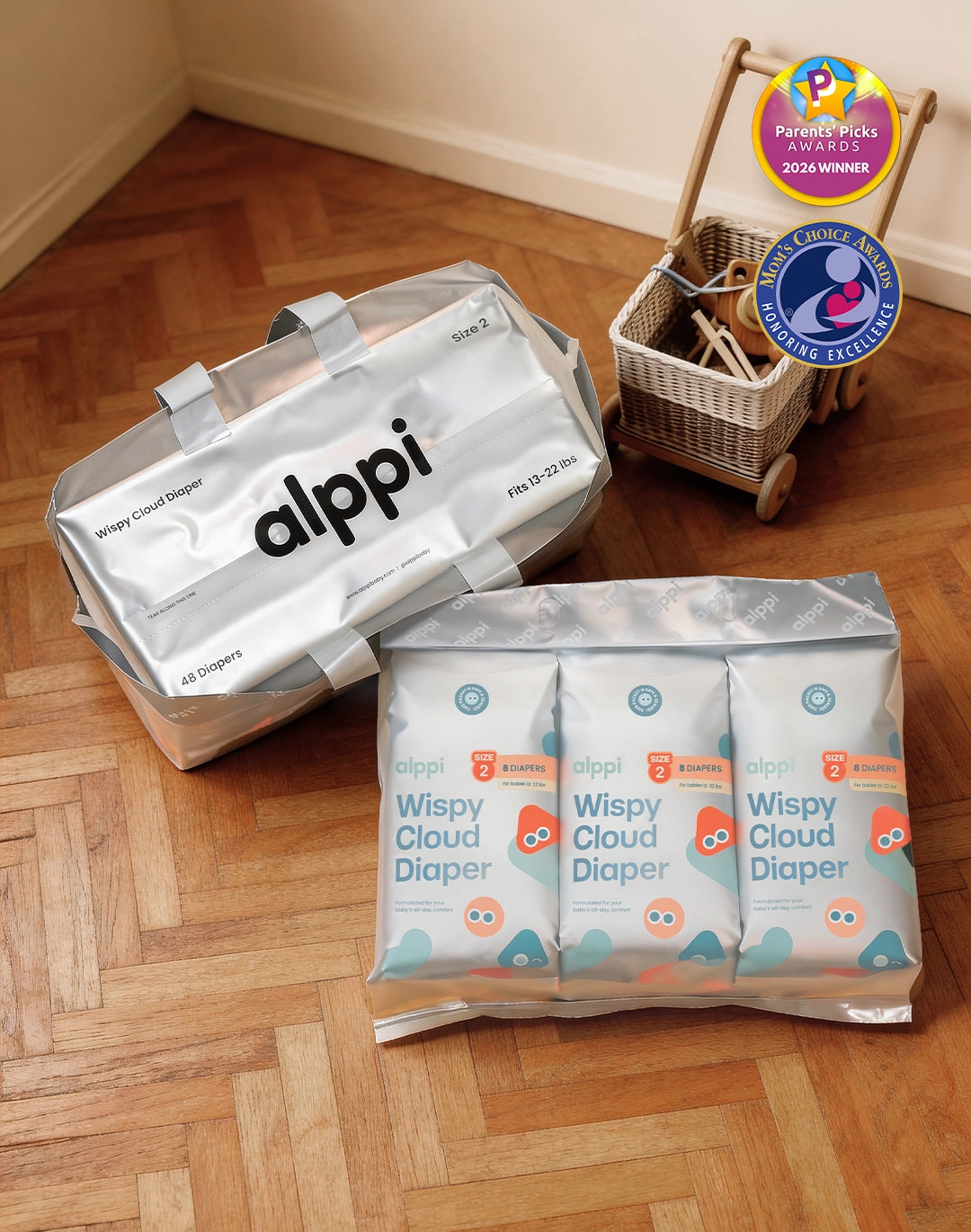 Alppi Wispy Cloud Diaper Bundles