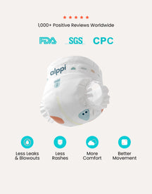 Alppi Wispy Cloud Diaper Monthly Box