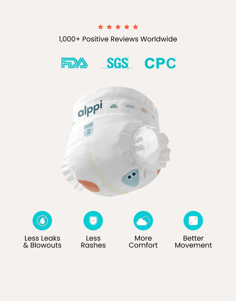 Alppi Wispy Cloud Diaper Monthly Box