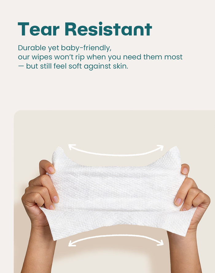 Tear resistant thick wipes