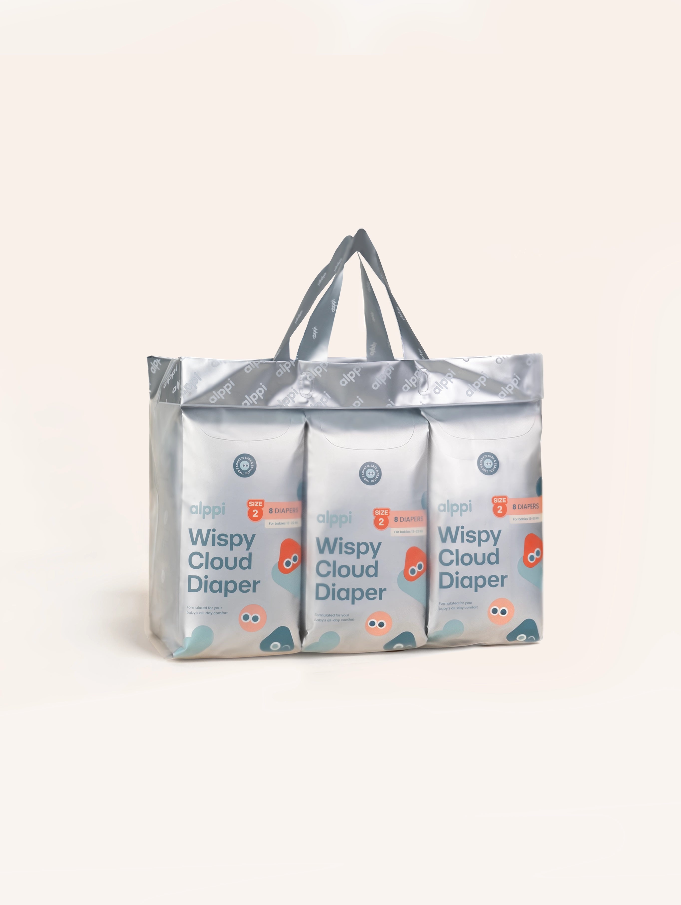 Alppi Wispy Cloud Diaper Weekly Bag